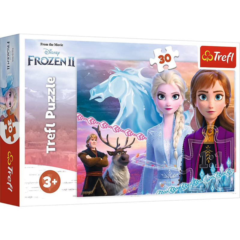 Trefl, Puzzle, Mut der Schwestern, Disney Frozen 2, 30 Teile, für Kinder ab 3 Jahren