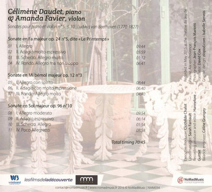 Celimene Daudet & Amanda Favier - Sonates Pour Piano & Violon 5 / 3 /