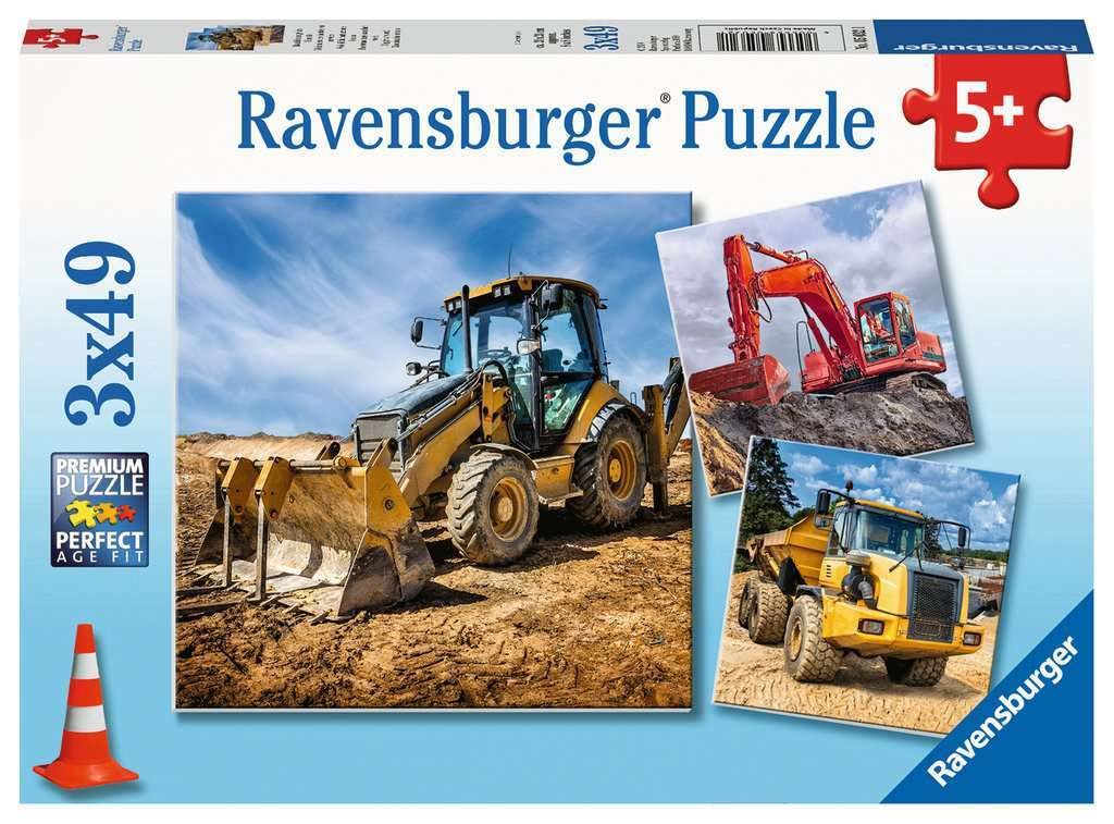 Ravensburger Tiere Vehículos de construcción en Uso, Color 1. (05032