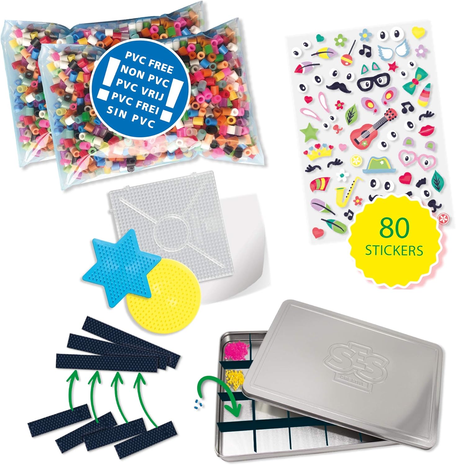 SES Creative 06139 Iron on Beads-Luxury Sorting Box