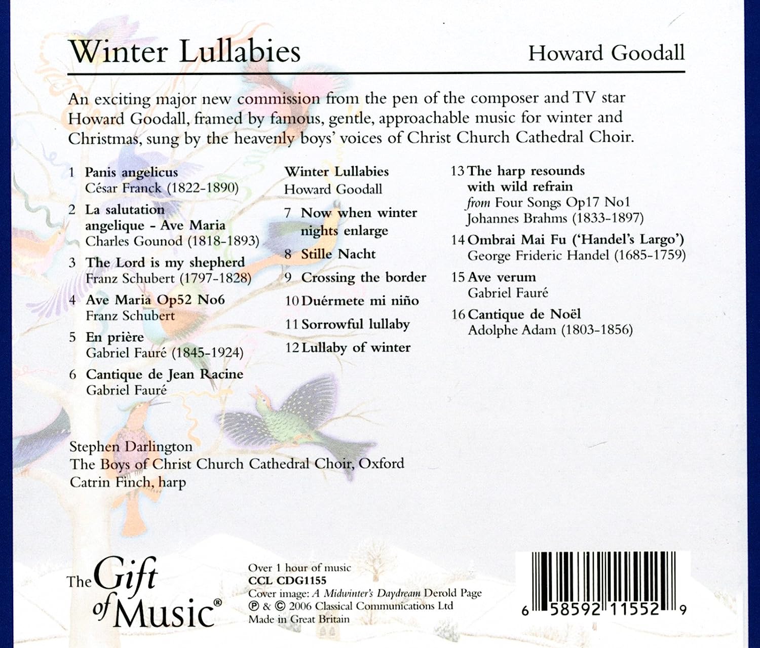 Winter Lullabies (Finch, Christ Church Cathedral Choir)