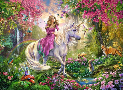 Ravensburger Kinderpuzzle- Magical Echa mágica, 100 Unidades, Multicolor, 19 x 14 (10641