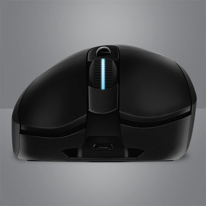 Logitech G703 LIGHTSPEED Wireless Gaming Mouse, HERO 25K Sensor, 25,600 DPI, RGB, Adjustable Weights, 6 Programmable Buttons, Long Battery Life, POWERPLAY-compatible, PC/Mac - Black