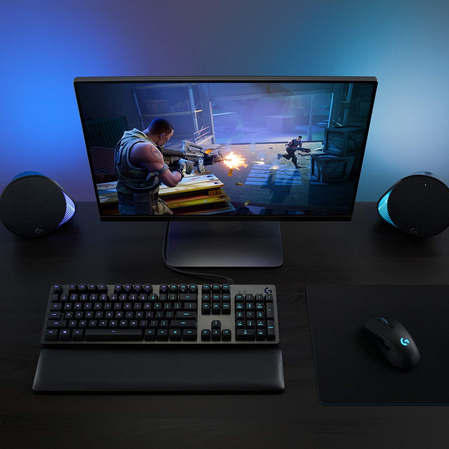 Logitech G703 LIGHTSPEED Wireless Gaming Mouse, HERO 25K Sensor, 25,600 DPI, RGB, Adjustable Weights, 6 Programmable Buttons, Long Battery Life, POWERPLAY-compatible, PC/Mac - Black