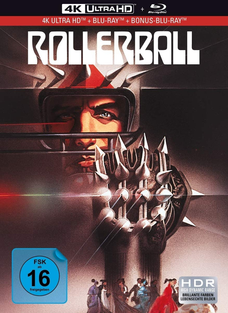 Rollerball - 3-Disc Limited Collector's Edition im Mediabook (4K Ultra-HD/Ultra-HD + Blu-Ray + Bonus-Blu-Ray
