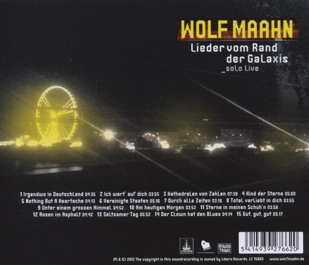 LIEDER VOM RAND DER GALAXIS-SOLO LIVE