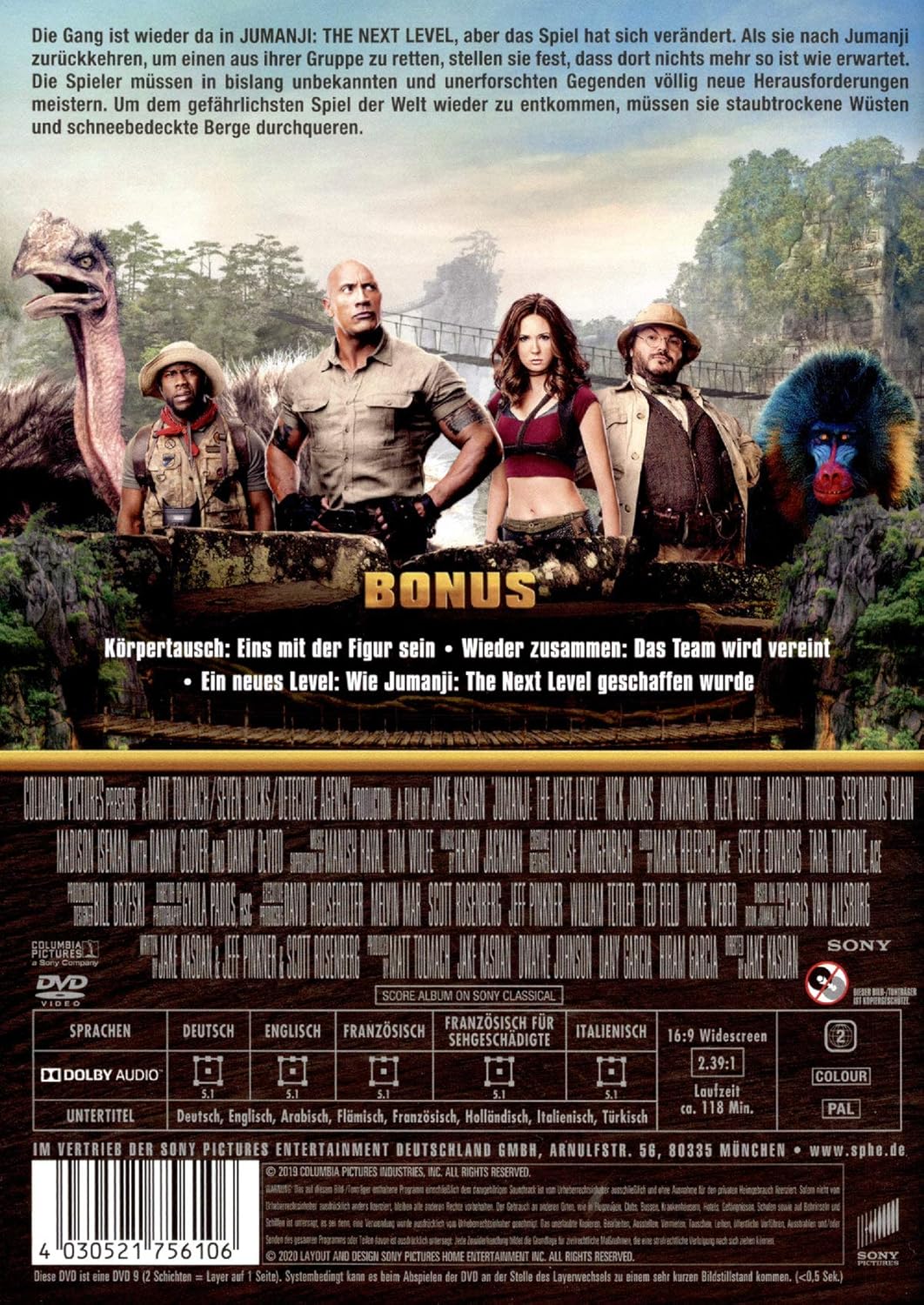 Jumanji: The Next Level (DVD)