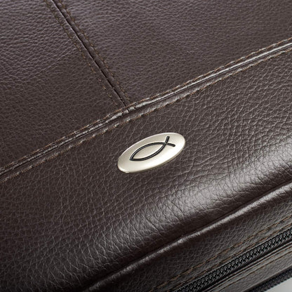 Two-Fold Luxleather Organizer Brn L