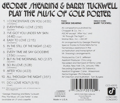 George Shearing & Barry Tuckwell-Music Of Cole Por