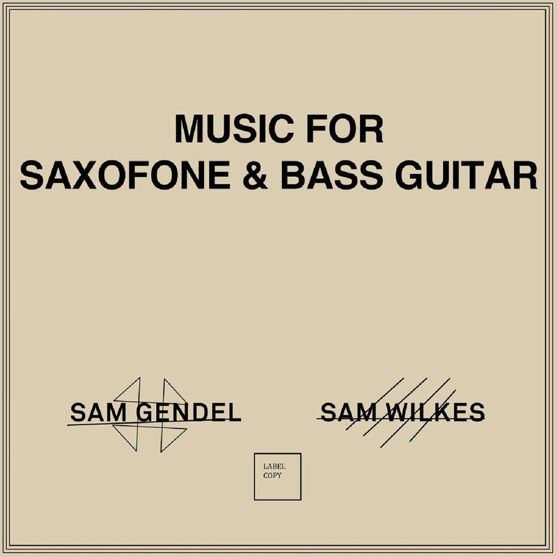 Music For Saxofone & Bass Guitar