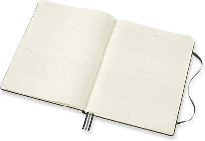 Moleskine Pro Project Planner, Agenda Professionale e Taccuino per Obiettivi, Agenda Produttività per Progetti, Copertina Rigida, Formato Extra Large 19x 25 cm, Colore Nero, 288 Pagine