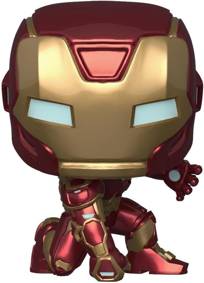 Funko POP! Marvel: Marvel Avengers Game-Iron Man - (Stark Tech Suit) - Collectable Vinyl Figure - Gift Idea - Official Merchandise - Toys for Kids & Adults - Video Games Fans