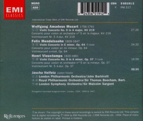 Concertos for Violin