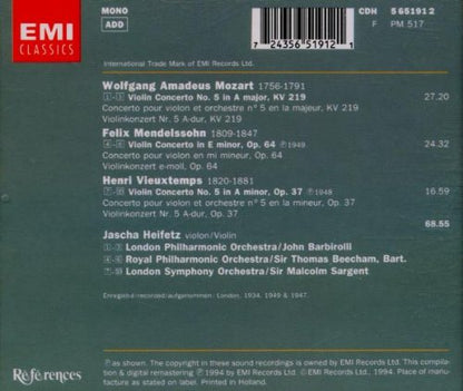 Concertos for Violin