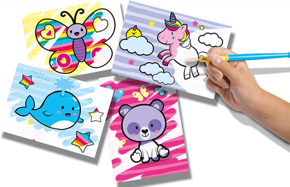 SES creative 14454 Malen mit Wasser Bunte Tiere My First, Verschieden