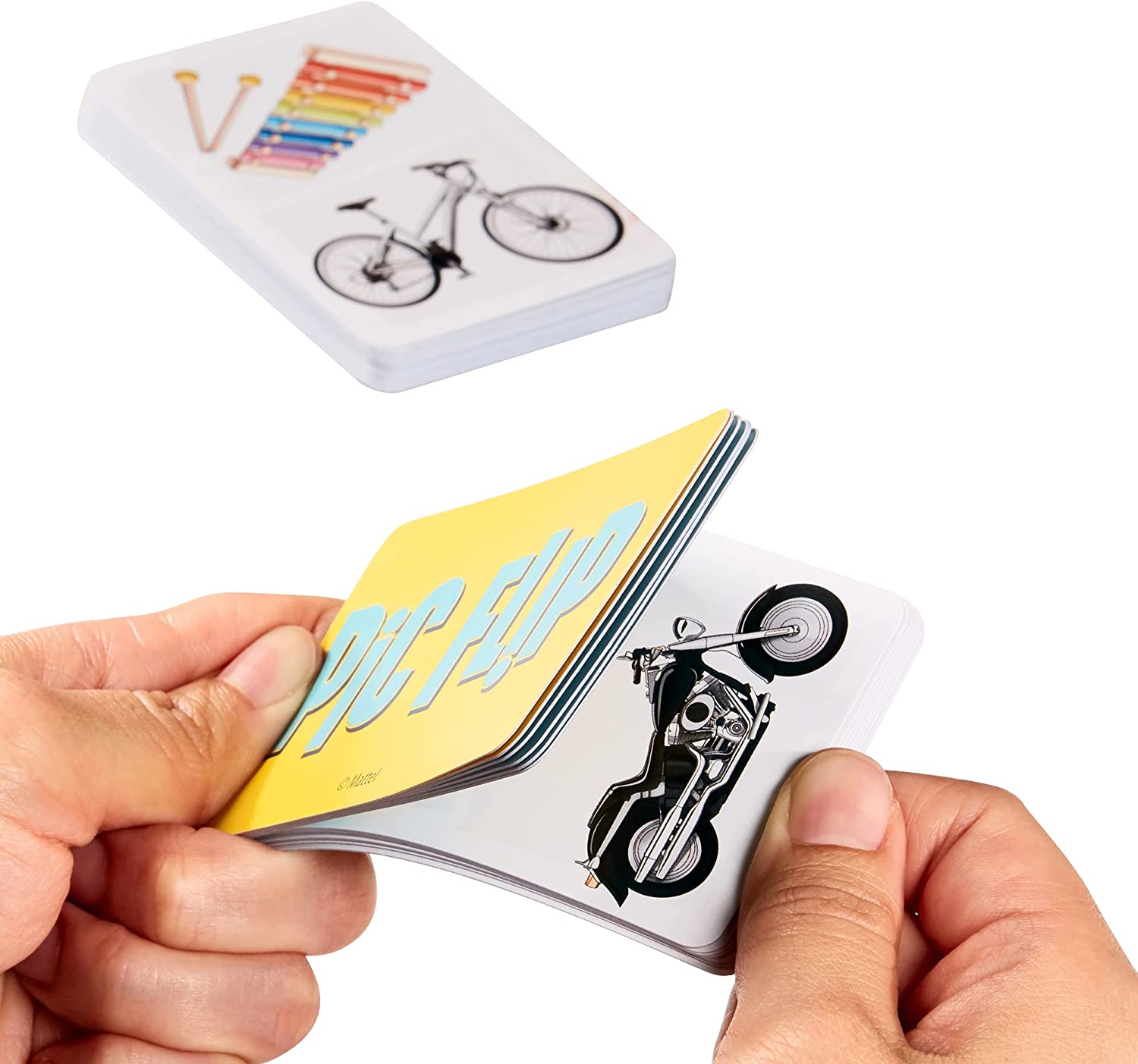 Mattel Games- Pic Flip Juego de Cartas para Niños, Multicolor (GKD70)