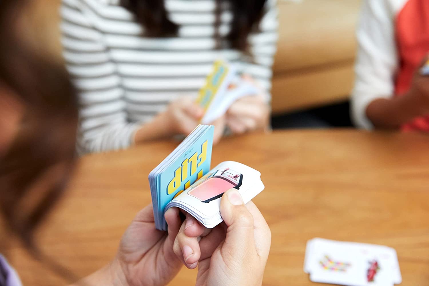 Mattel Games- Pic Flip Juego de Cartas para Niños, Multicolor (GKD70)