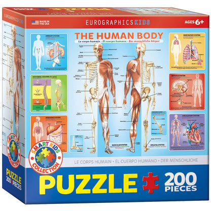 EuroGraphics Human Body Puzzle (200-Piece)