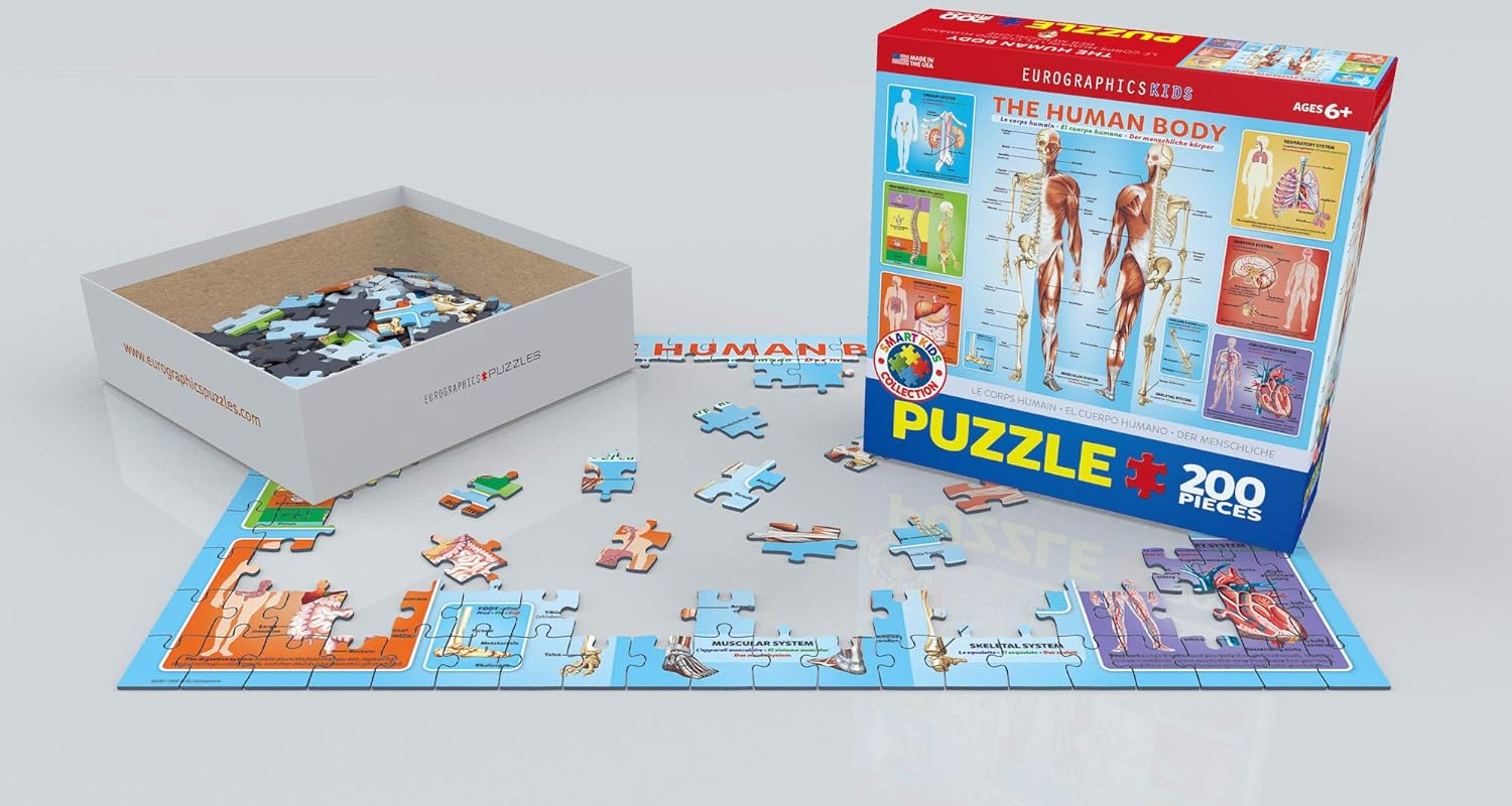EuroGraphics Human Body Puzzle (200-Piece)