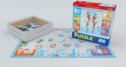 EuroGraphics Human Body Puzzle (200-Piece)