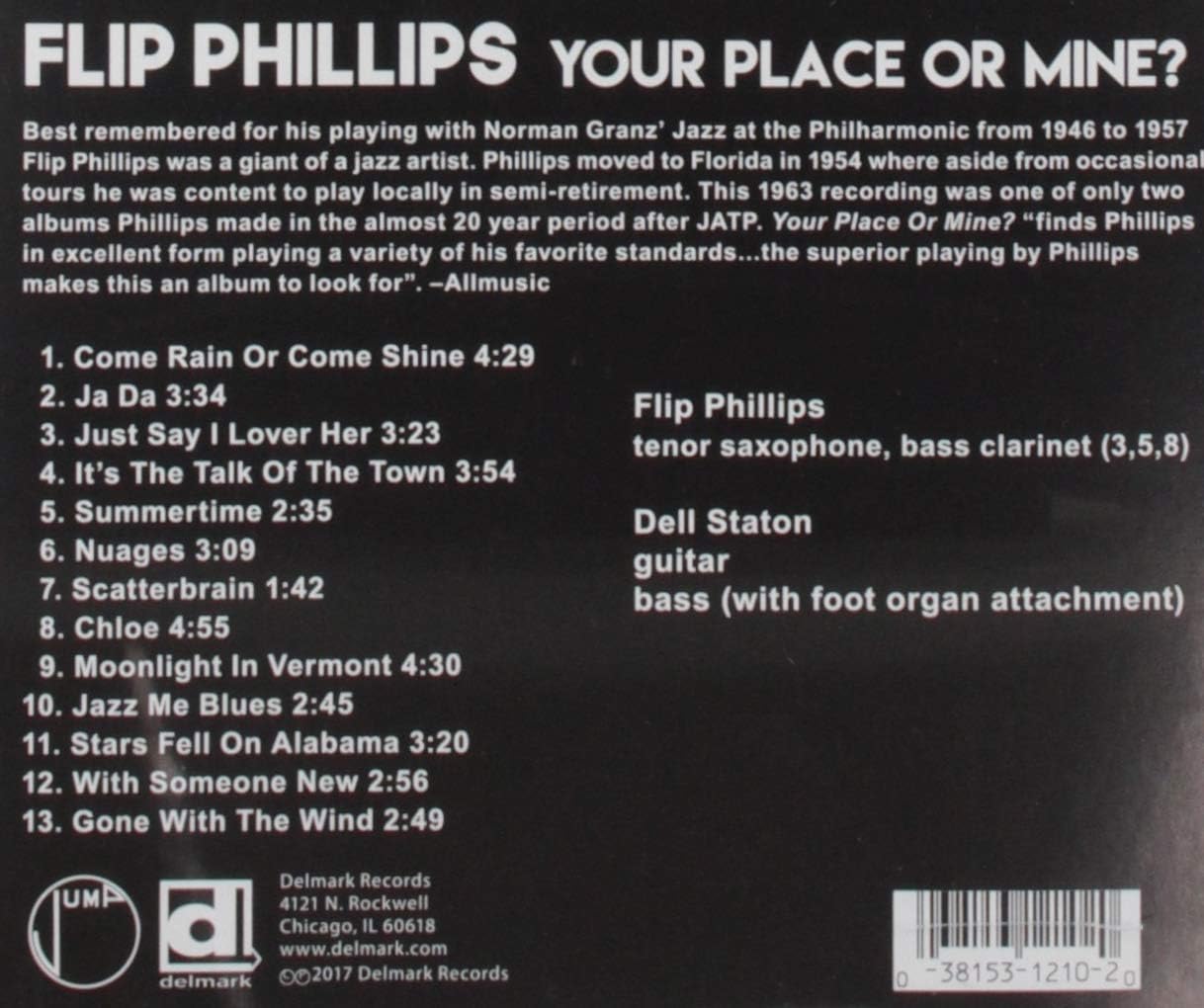 Flip Phillips - Your Place Or Mine?