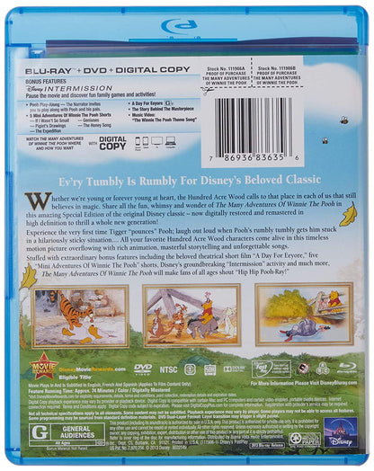 The Many Adventures of Winnie the Pooh (Blu-ray / DVD + Digital Copy