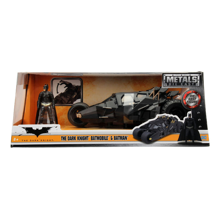 Jada BATMAN THE DARK KNIGHT BATMOBILE 1:24 SCALE DIE-CAST REPLICA, Black