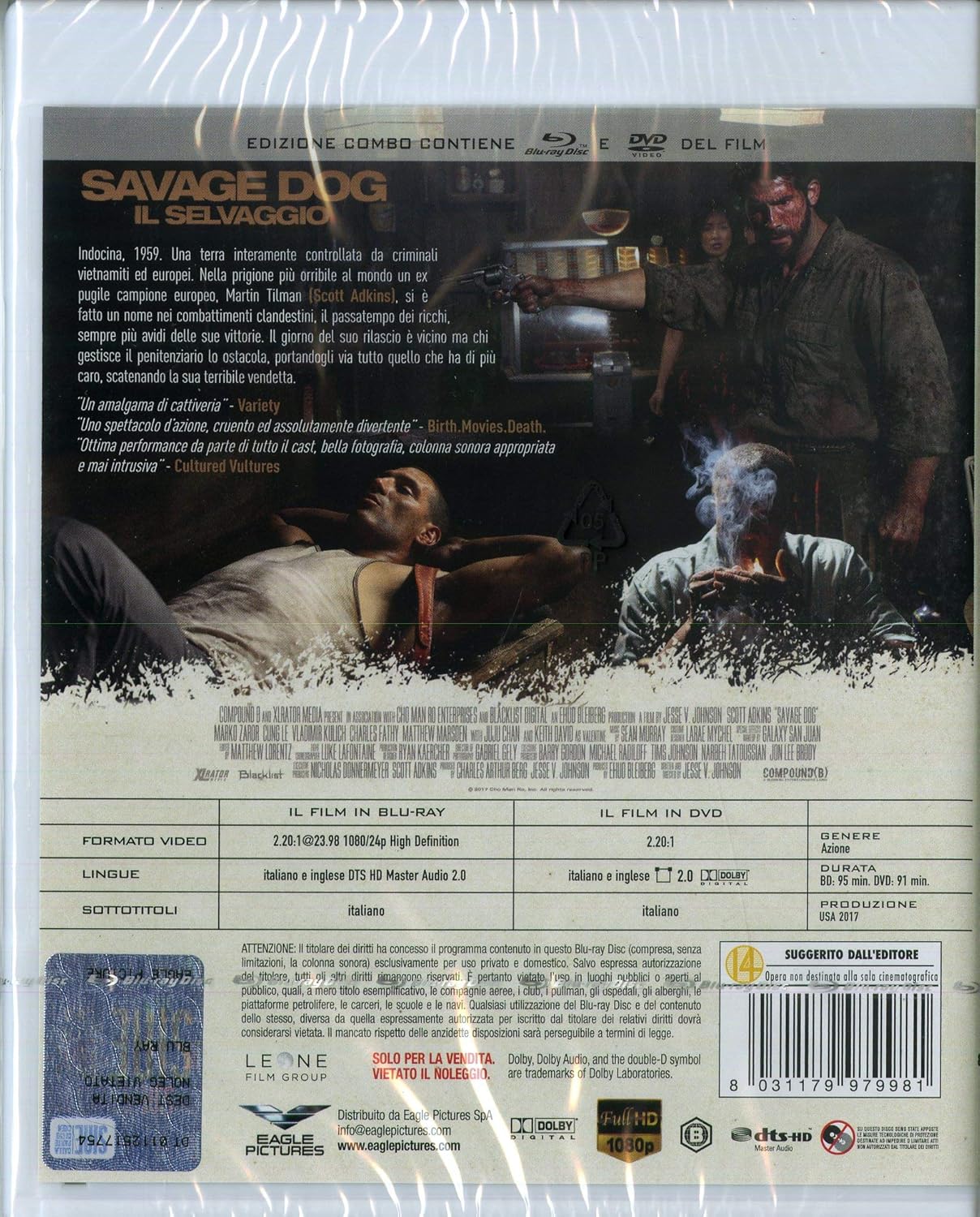 Savage Dog - Il Selvaggio - Combo (Br+Dv)