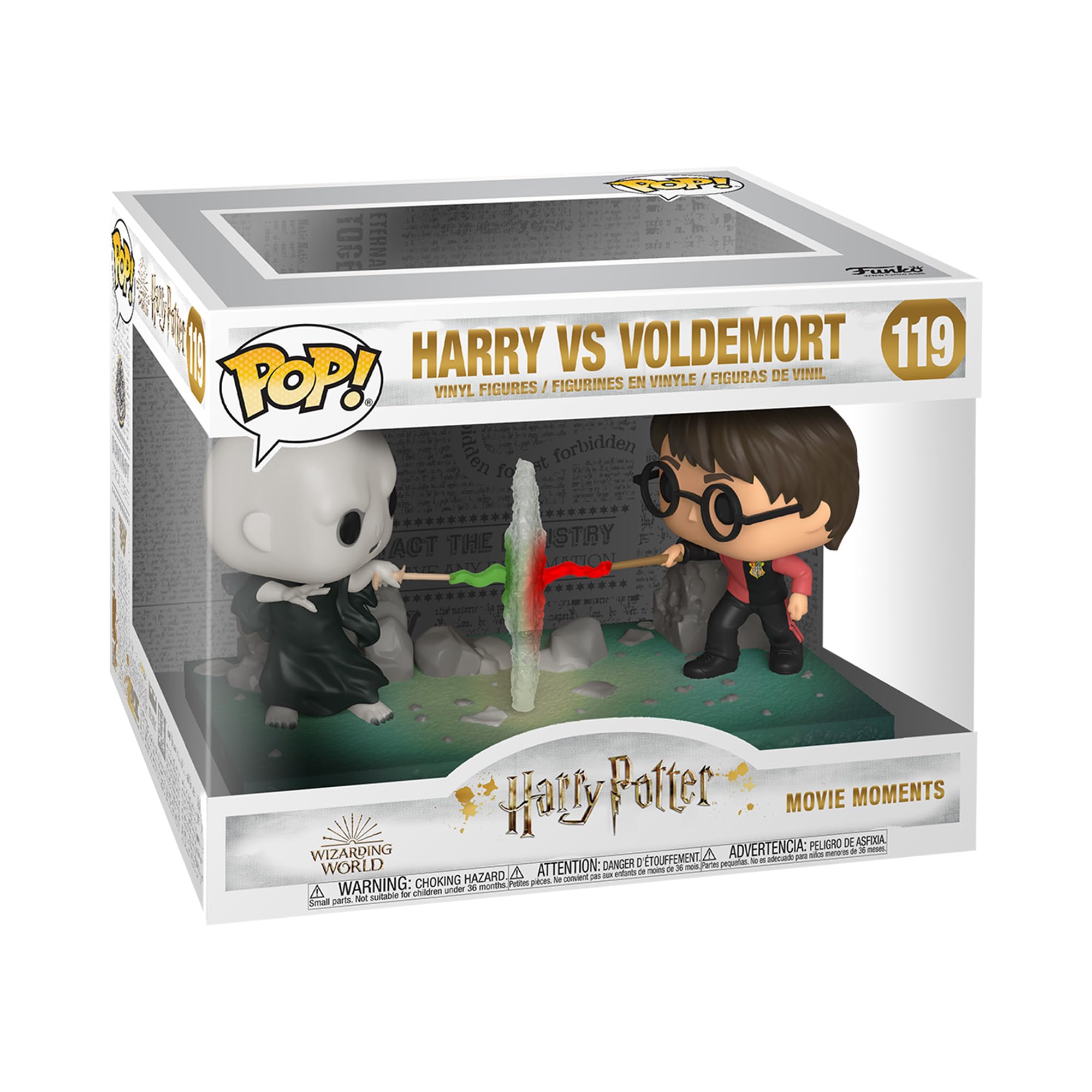 Pop! Moment: Harry Potter - Harry VS Voldemort & Pop! Vinilo Colección Harry Potter - Figura Dobby (6561)