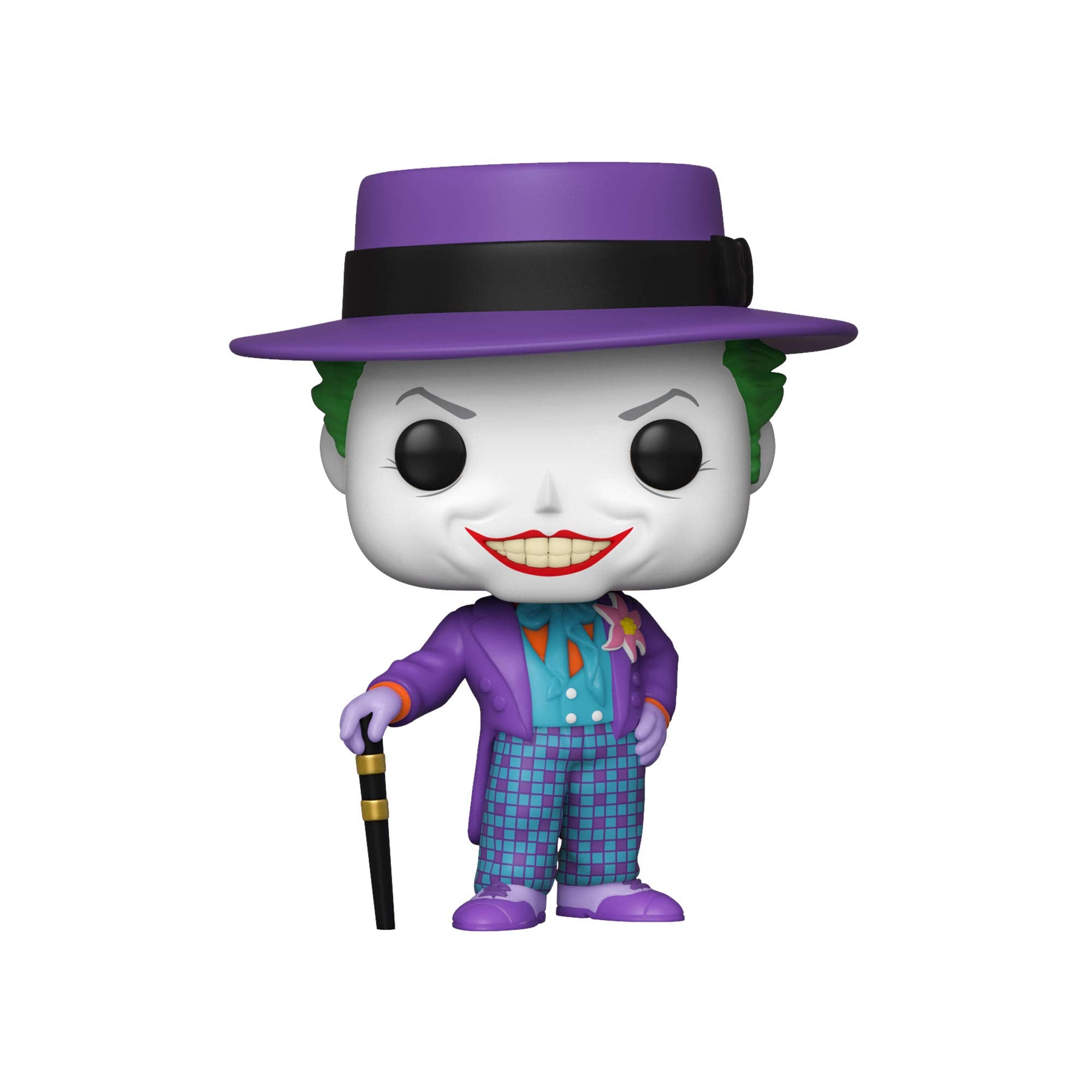 Funko POP! Heroes: Batman 1989 - The Joker With Hat and Cane - 1 in 6 Chance Of Receiving A Rare CHASE variant - Funko POP! 47709 Single