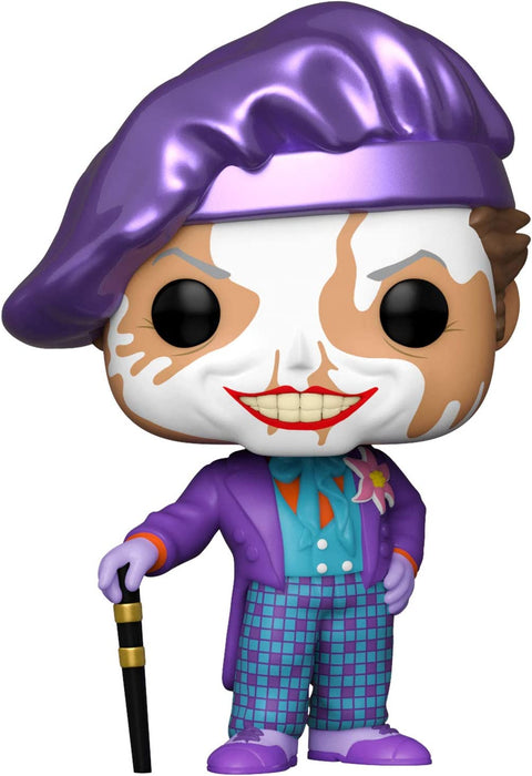 Funko Pop! Heroes: DC Batman 1989 - The Joker with Hat - 1/6 Quote for Rare Chase Variantease - DC Comics - Vinyl Collectible Figure - Gift Idea - Official Merchandise - Comic Books Fans