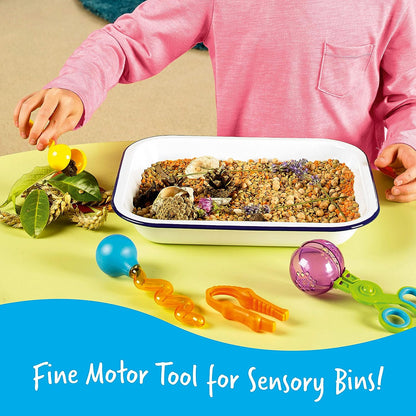 Learning Resources Helping Hands Fine Motor Tool Set Toy, Fine Motor and Sensory Toy, Fine Motor Games, Ages 3+