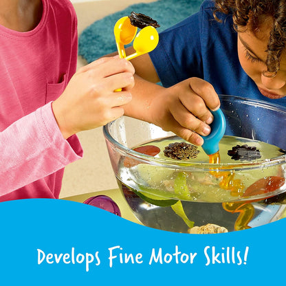 Learning Resources Helping Hands Fine Motor Tool Set Toy, Fine Motor and Sensory Toy, Fine Motor Games, Ages 3+
