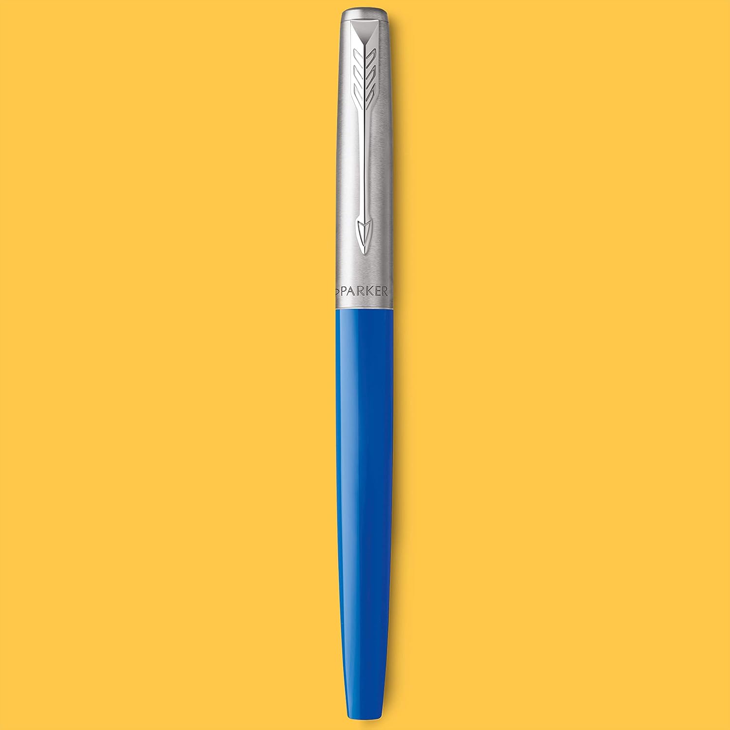 Parker Jotter Originals Fountain Pen | Classic Blue Finish | Medium Nib | Blue & Black Ink
