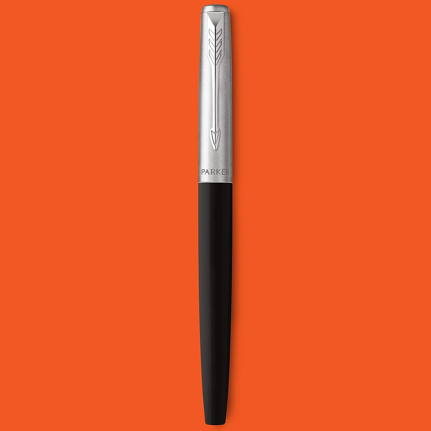 Parker Jotter Originals Fountain Pen | Classic Black Finish | Medium Nib | Blue & Black Ink