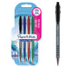 Paper Mate FlexGrip Gel Pens Medium Point (0.7 mm) Black, Blue, Red & Green Ink 4 Count