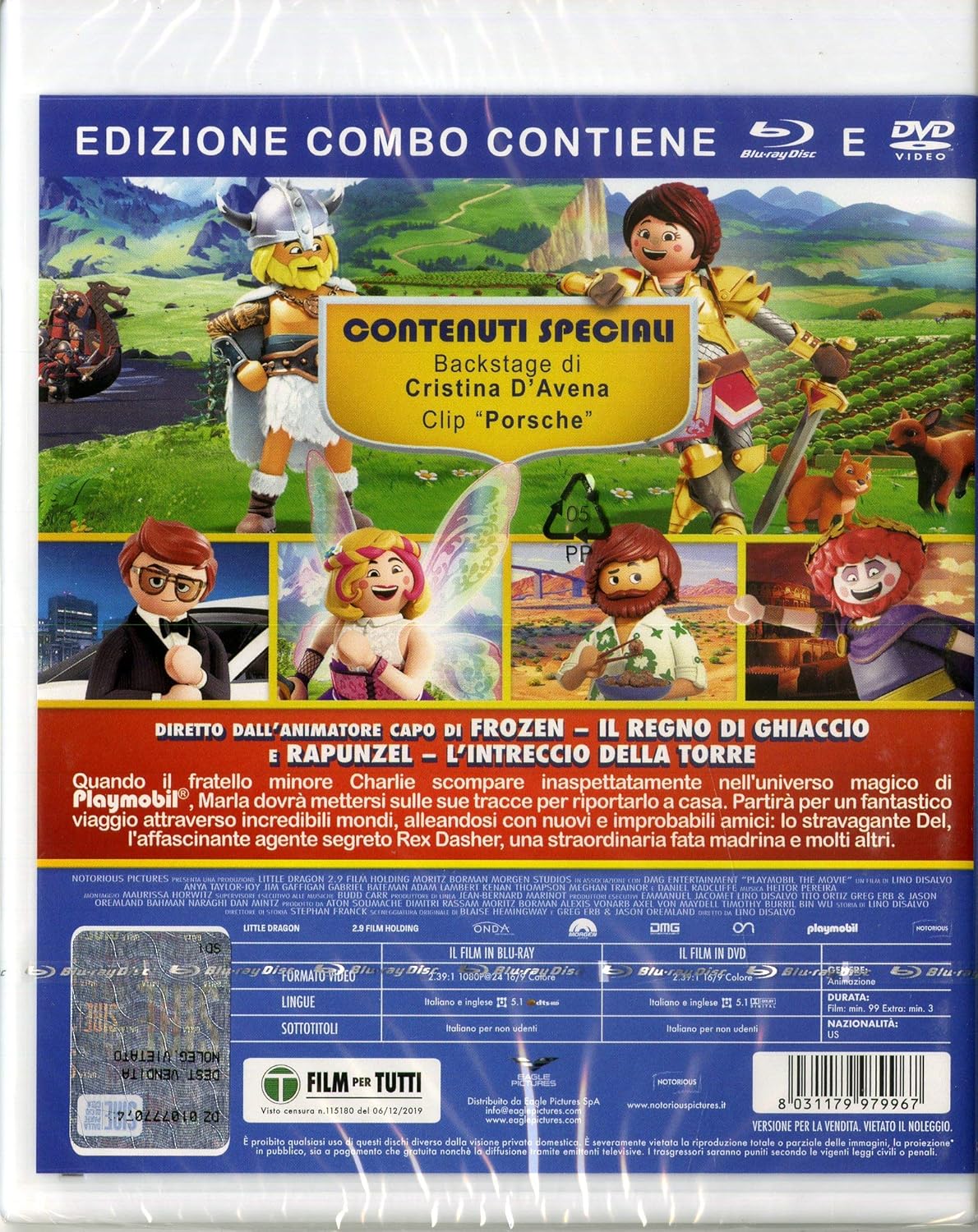 Playmobil - The Movie (Blu-Ray+Dvd)
