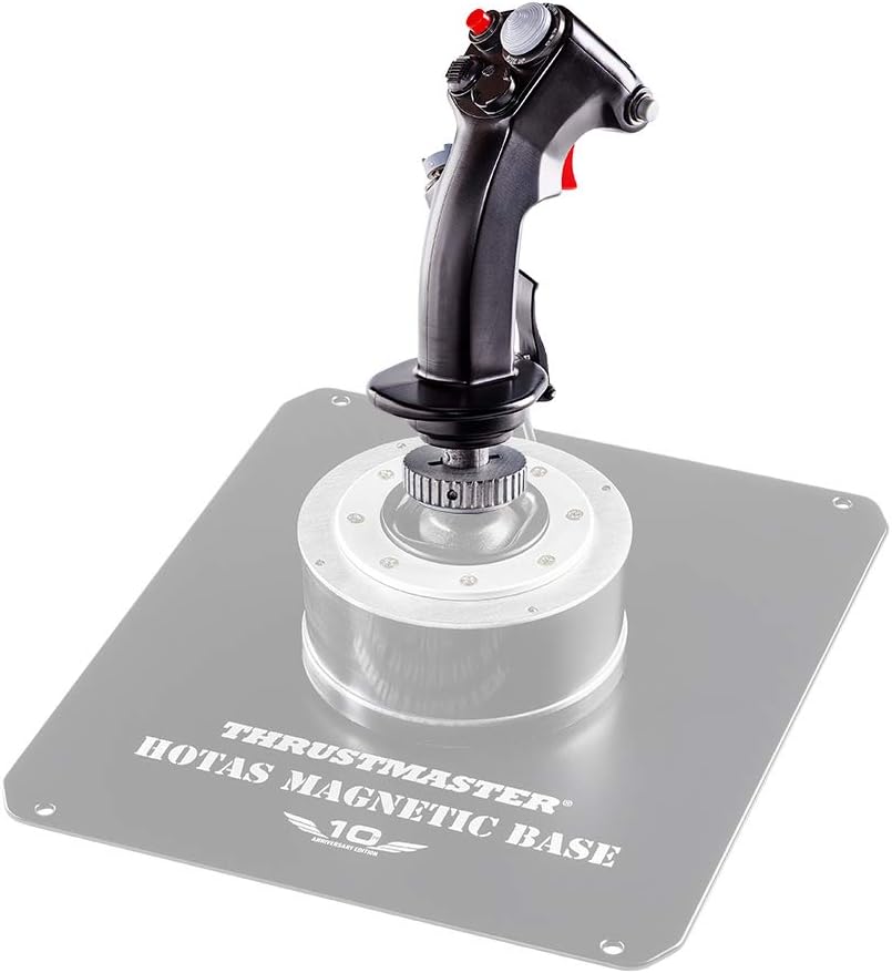 F-16C Viper Hotas Add-On Grip - Versatile Replica Fighter Aircraft Flight Stick for Flight Games and Simulations (Electronic Games