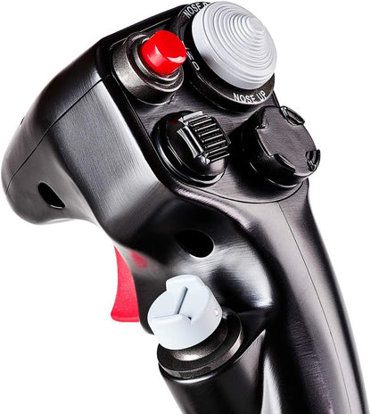 F-16C Viper Hotas Add-On Grip - Versatile Replica Fighter Aircraft Flight Stick for Flight Games and Simulations (Electronic Games