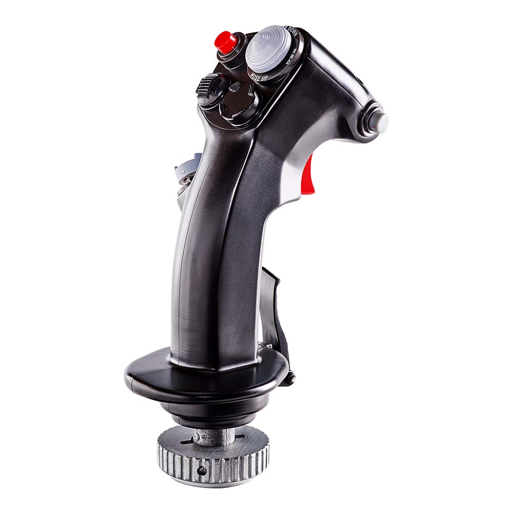 F-16C Viper Hotas Add-On Grip - Versatile Replica Fighter Aircraft Flight Stick for Flight Games and Simulations (Electronic Games
