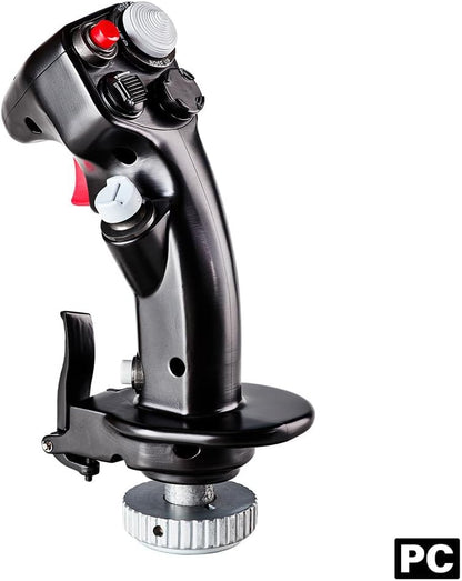 F-16C Viper Hotas Add-On Grip - Versatile Replica Fighter Aircraft Flight Stick for Flight Games and Simulations (Electronic Games
