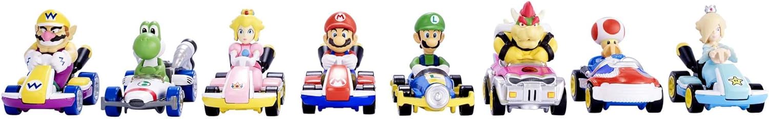 Mario Kart Characters and Karts as Hot Wheels 1:64 Die-Cast Cars, GBG29