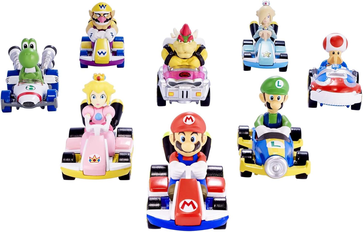 Mario Kart Characters and Karts as Hot Wheels 1:64 Die-Cast Cars, GBG29