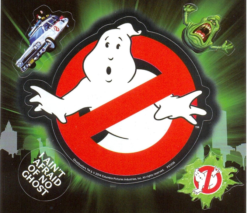 Pyramid International" Ghostbusters (Logo) Vinyl Stickers, Paper, Multi-Colour, 10 x 12.5 x 1.3 cm