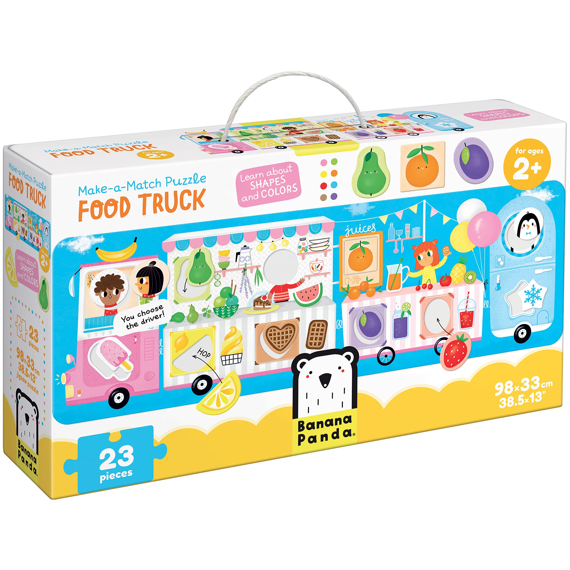 Banana Panda Mach das Puzzle passend