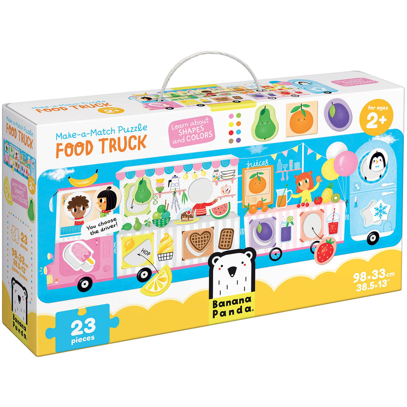 Banana Panda Mach das Puzzle passend