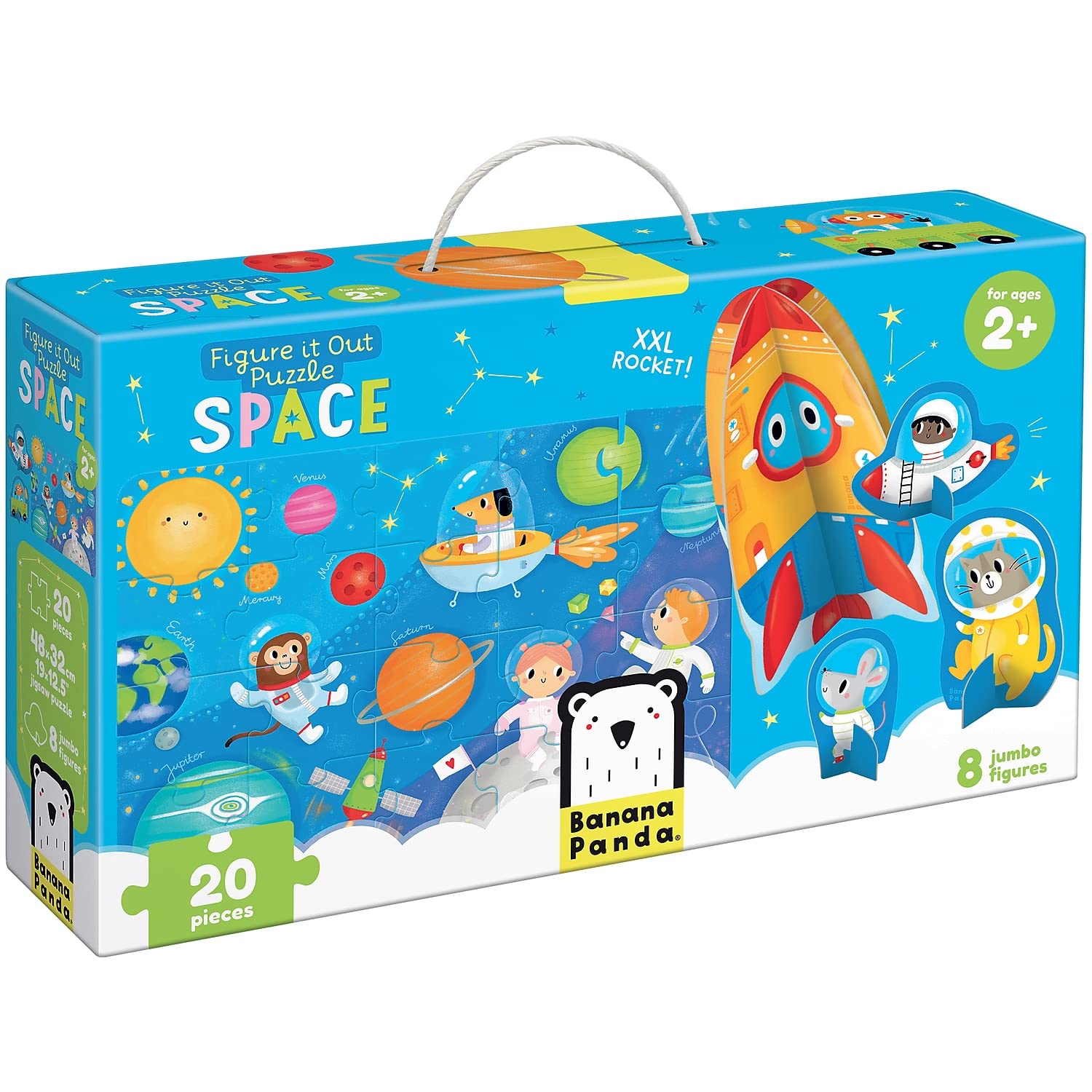 Figure It Out Puzzle Space 2+: Age 2+ with 8 Jumbo Figures