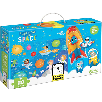 Figure It Out Puzzle Space 2+: Age 2+ with 8 Jumbo Figures