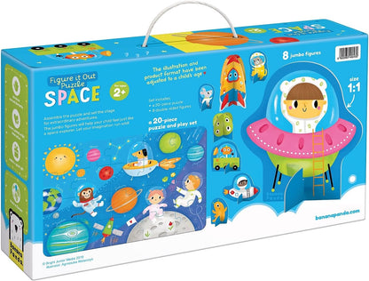 Figure It Out Puzzle Space 2+: Age 2+ with 8 Jumbo Figures