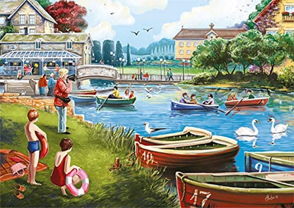 Jumbo, Falcon de luxe - The Boating Lake, Jigsaw Puzzles for Adults, 1,000 piece